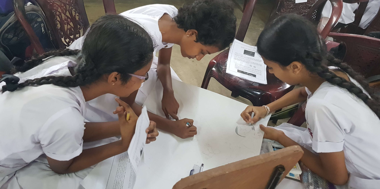 Donation projects aimed at supporting the education of rural village students in Sri Lanka